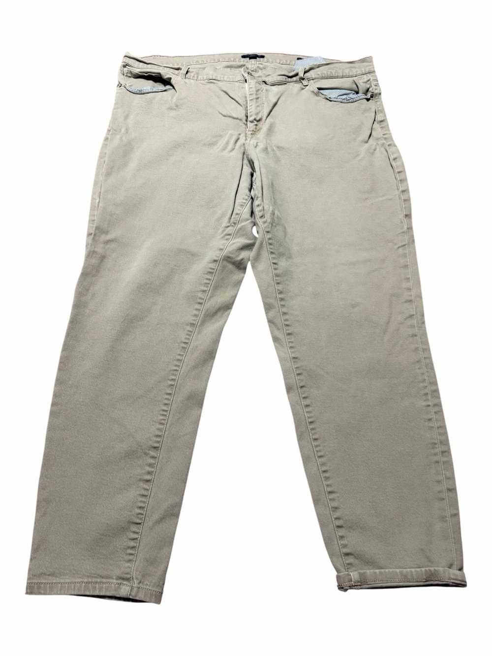 Tommy Hilfiger Women’s Skinny Jeans in Light Khaki Plus Size 20W Office Work